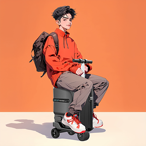 airwheel伟德体育骑行行李箱